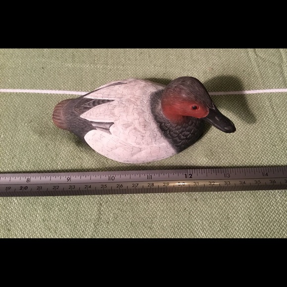 Vintage Canvasback Drake Duck’ by C. Parrish Signed dated 2/14/90. - Picture 7 of 7